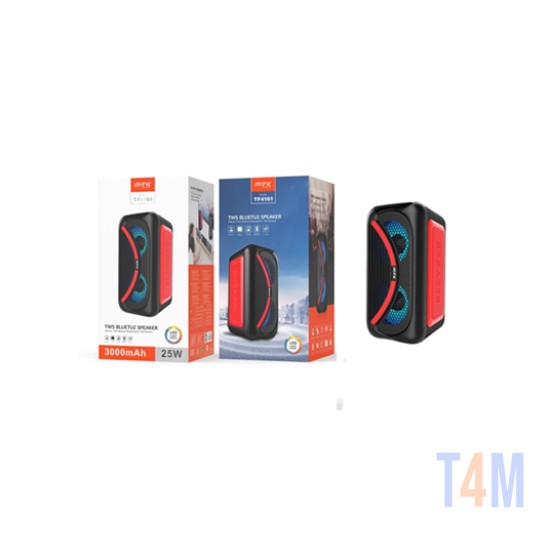 HAWKEYE ALTAVOZ BLUETOOTH TF4161 MTK ROJO